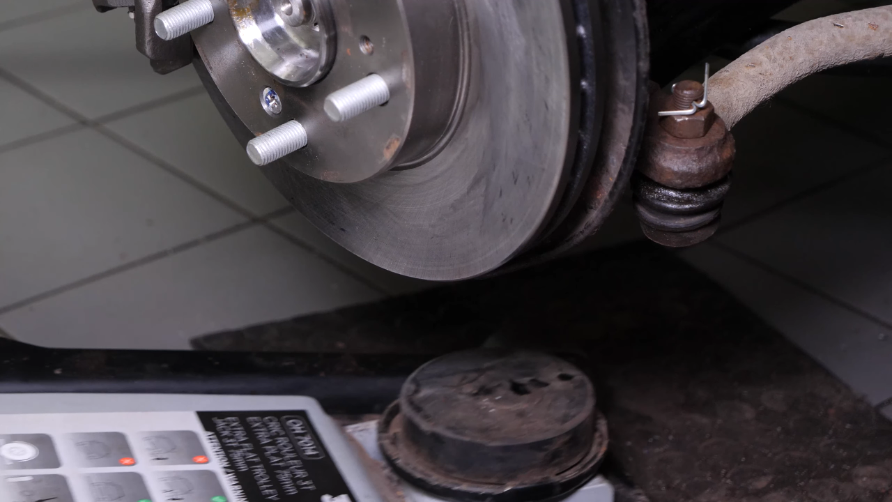 Put the wheel knuckle back in
