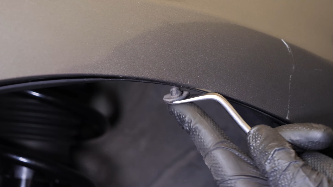 Remove the mudguard