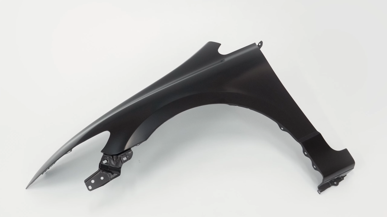 Align the fender with the hood