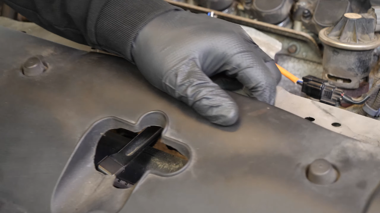 Remove the radiator support cover