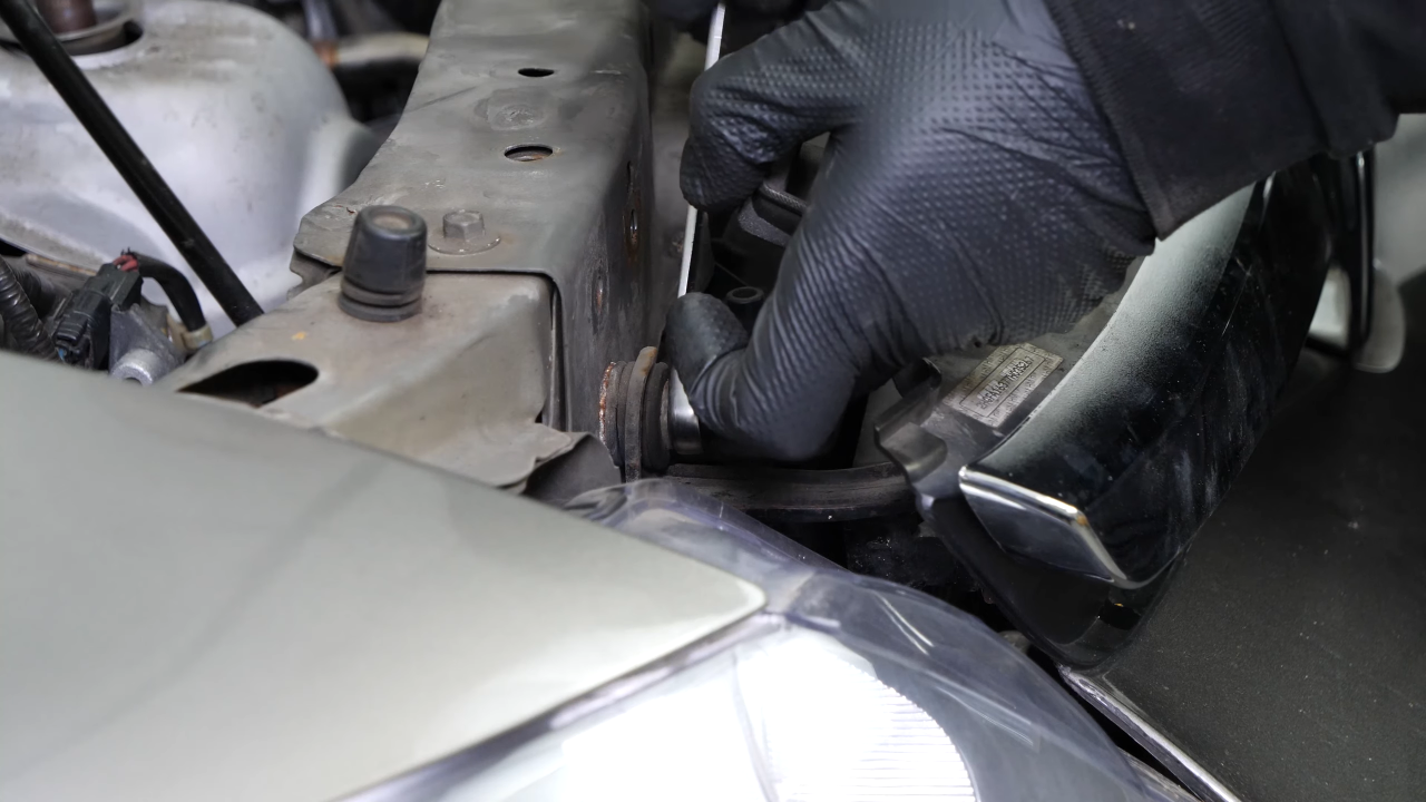 Remove the radiator support