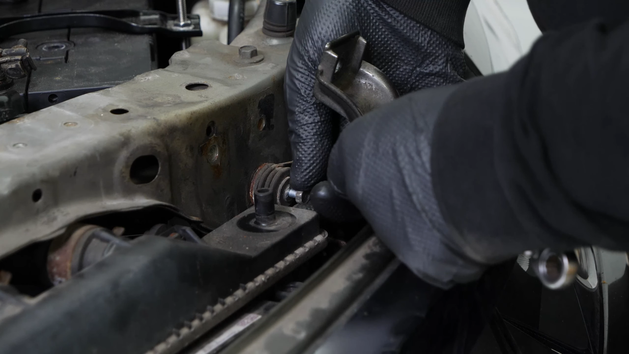 Remove the radiator support
