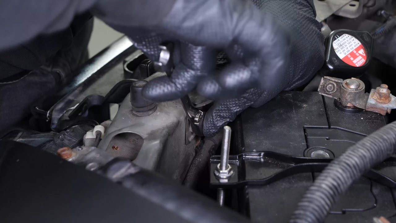 Remove the radiator support