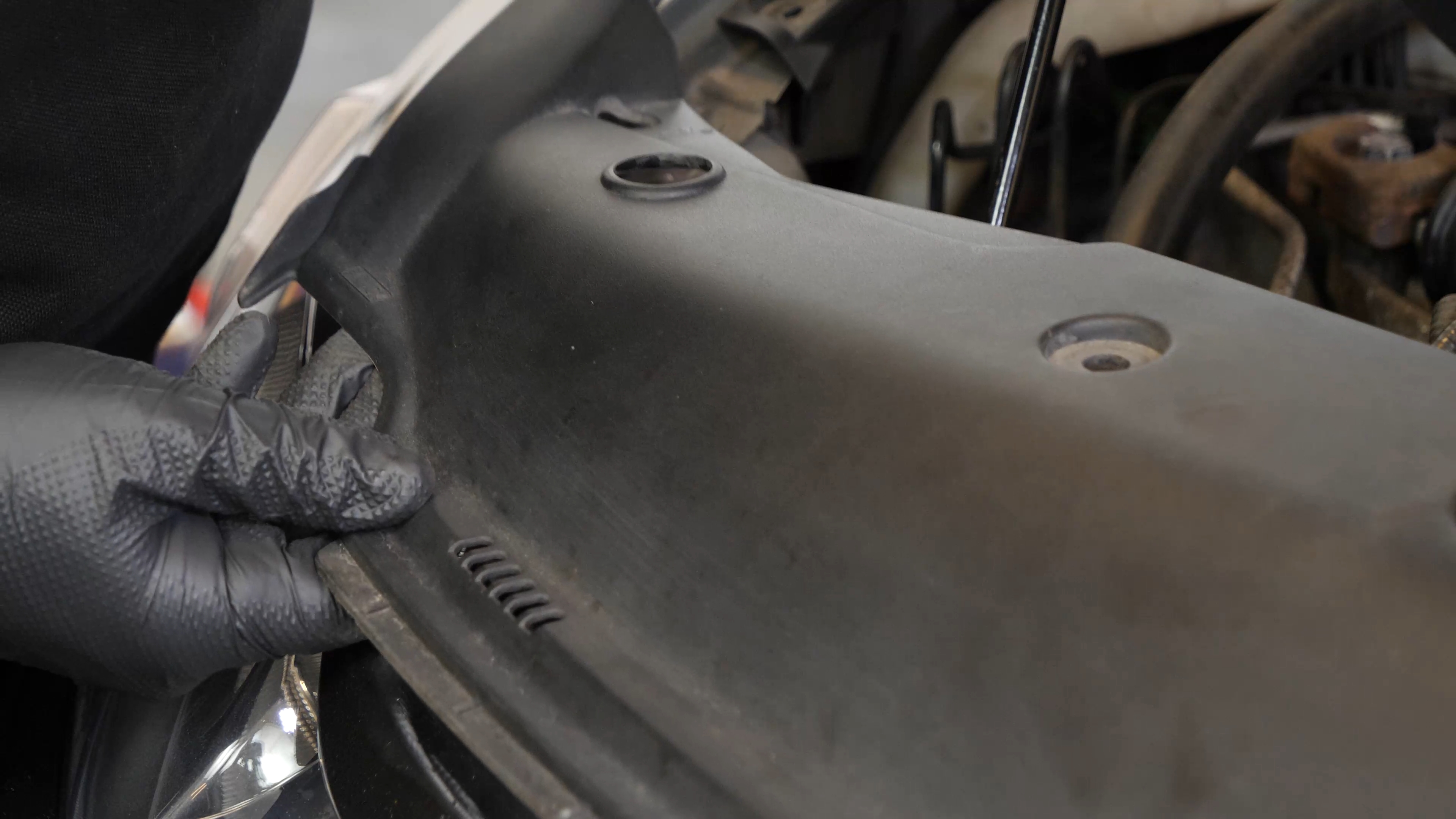 Remove the radiator cover