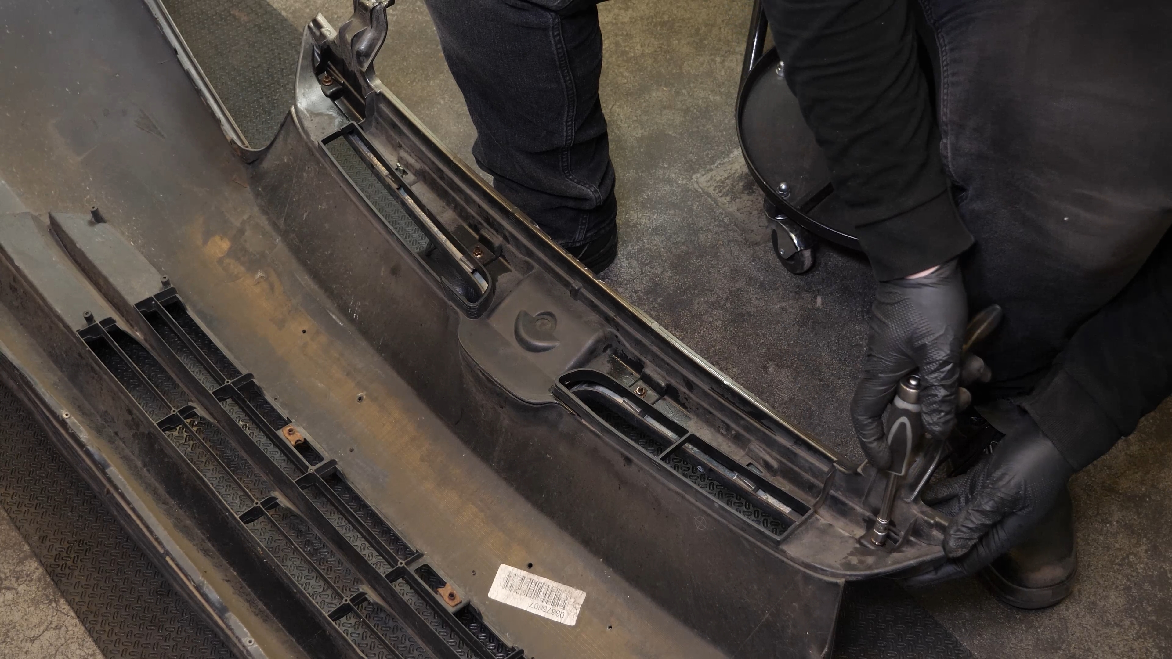 Remove the grille assembly
