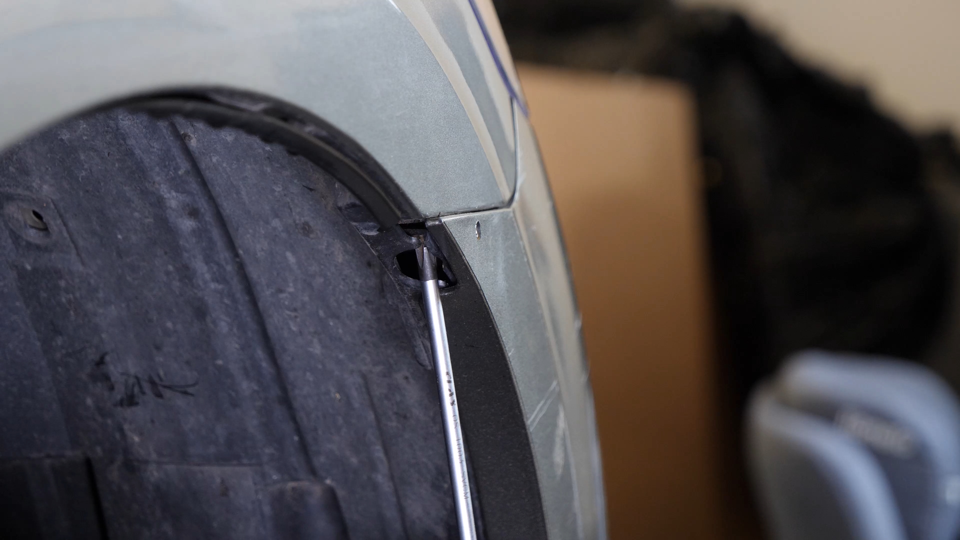 Put the bumper cover back