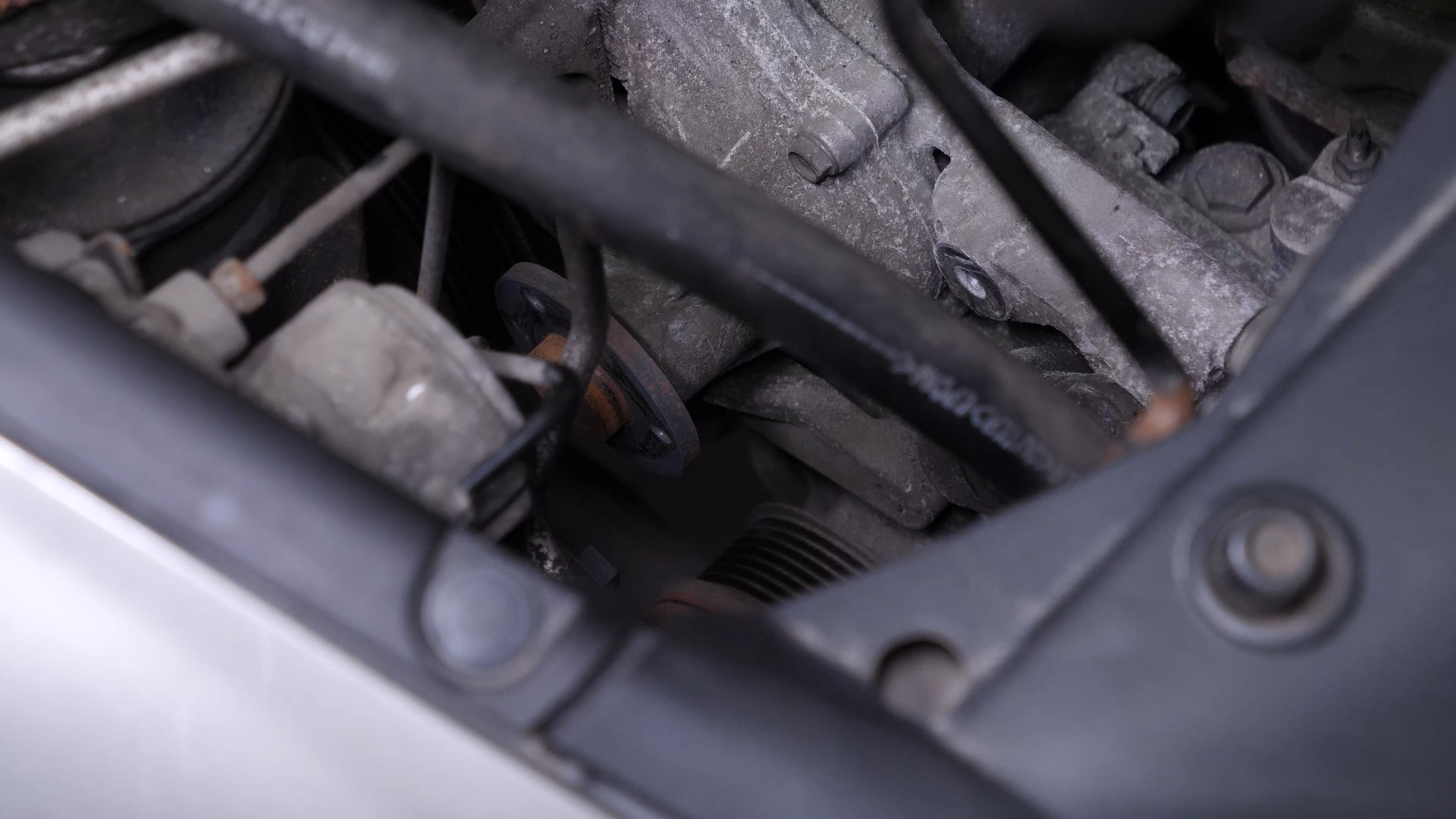 Remove the water pump pulley
