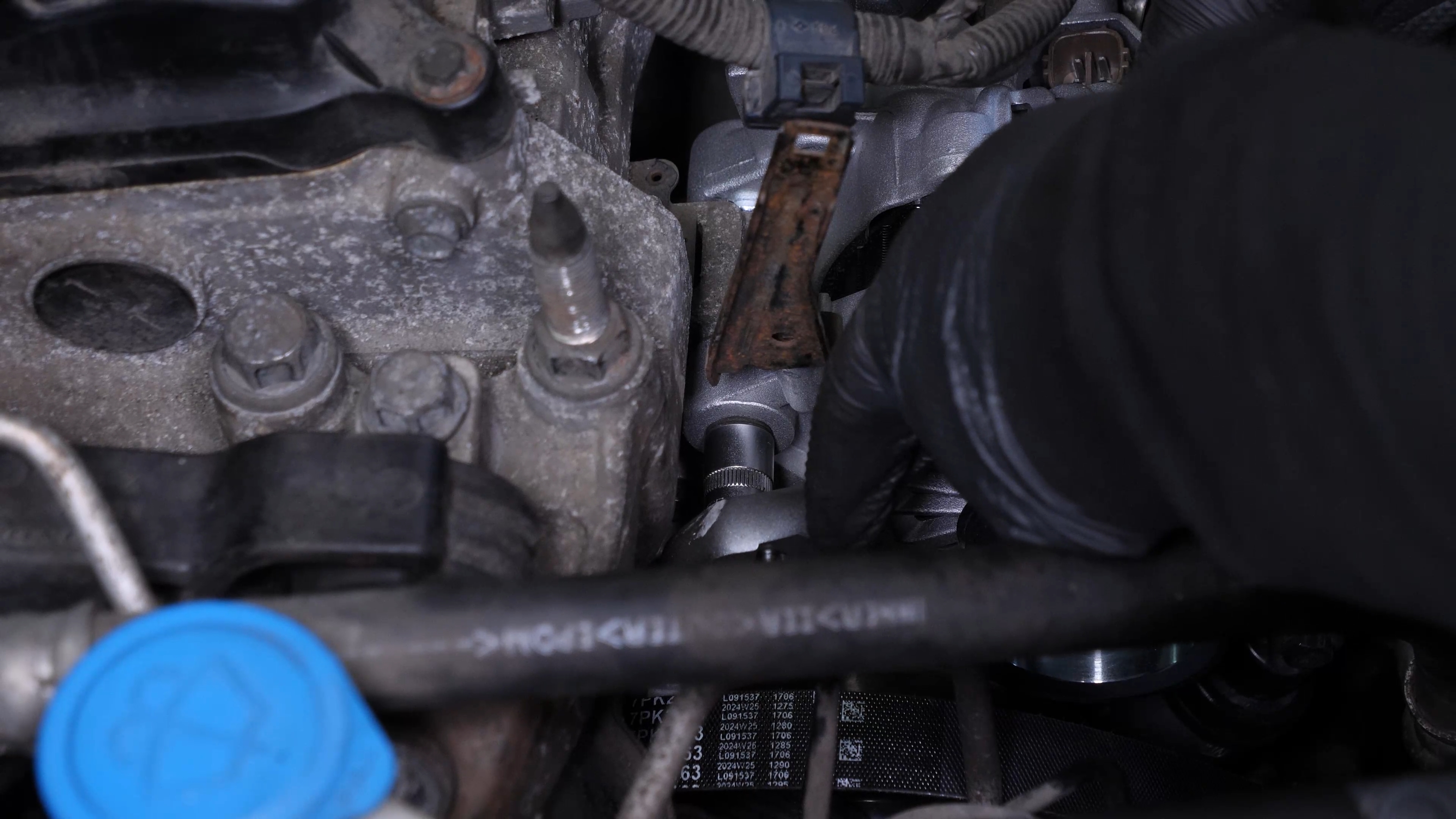 Put the alternator back in place