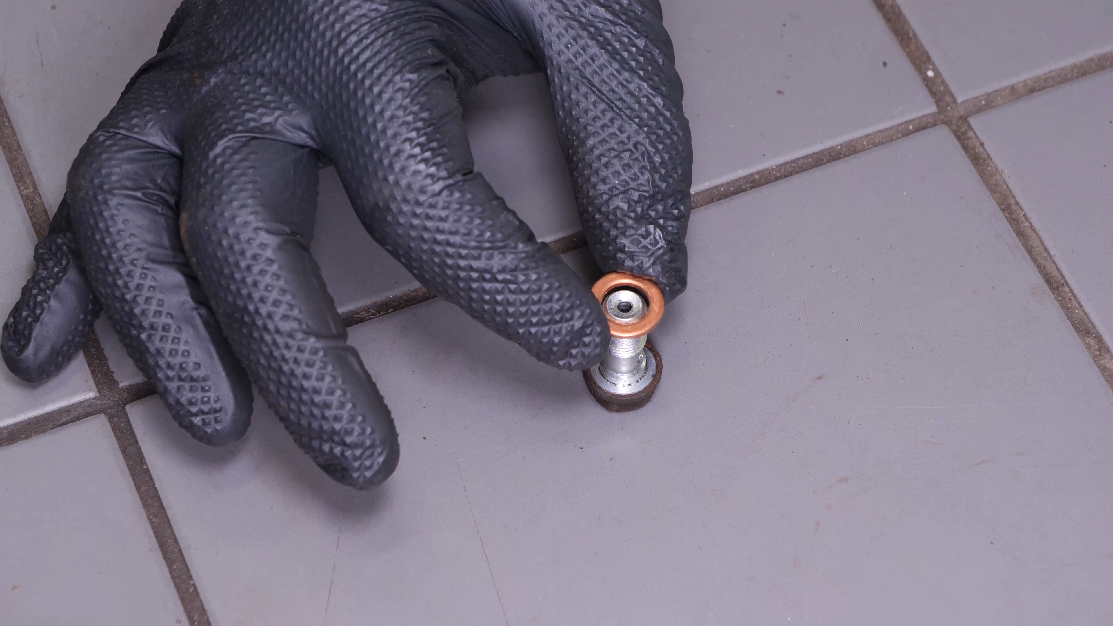 Unscrew the brake hose from the caliper