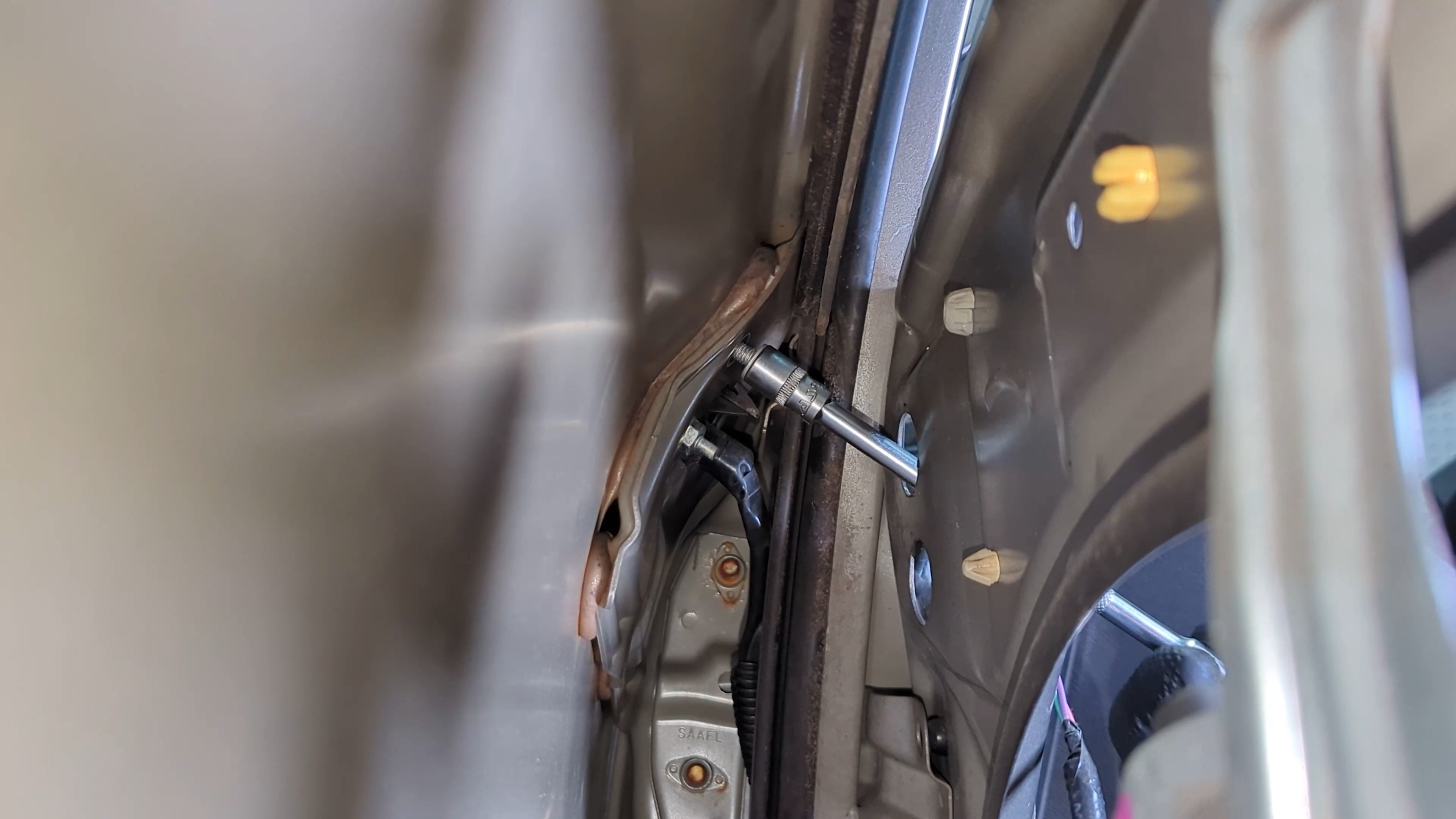 Remove the side view mirror
