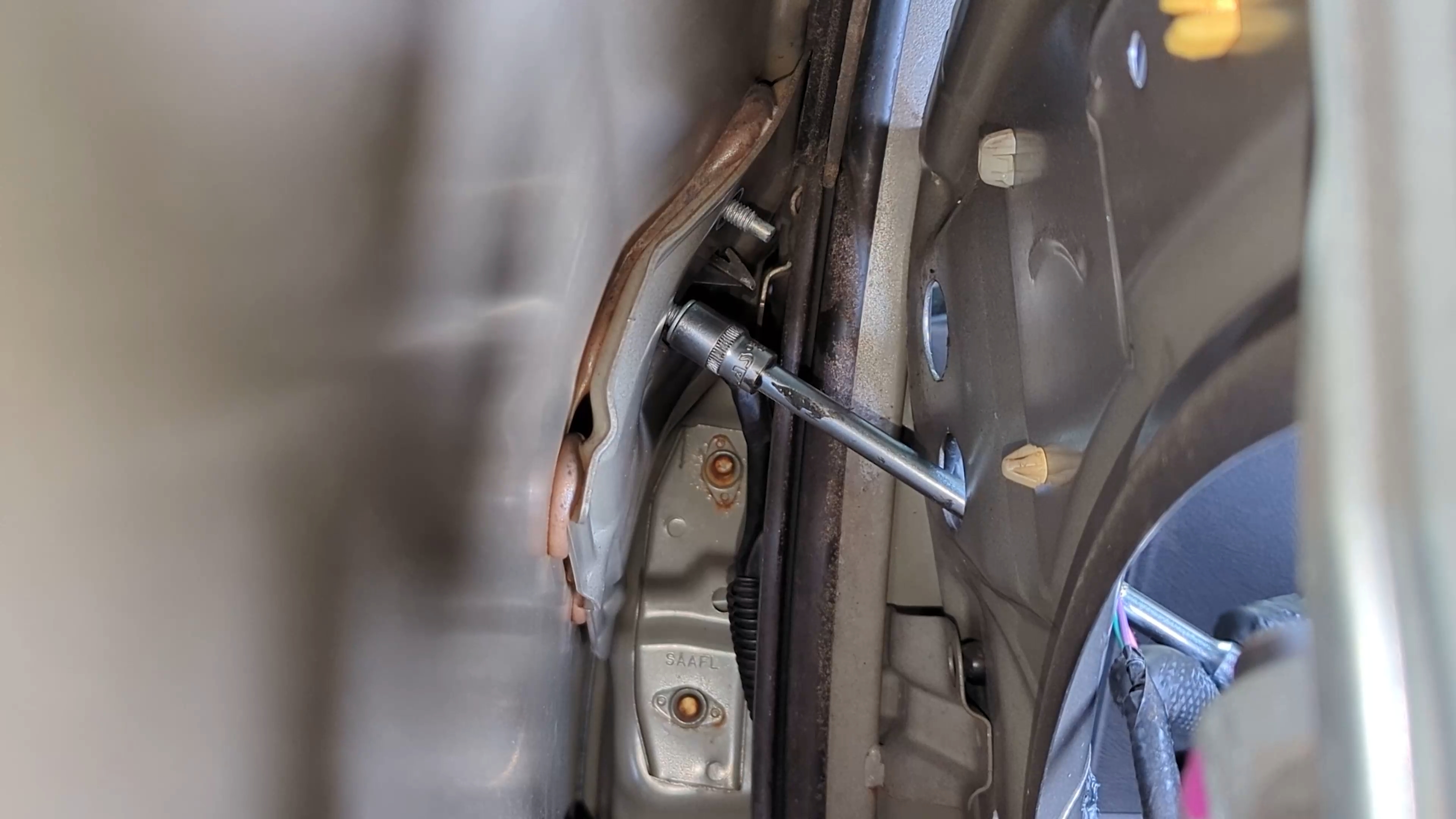 Remove the side view mirror