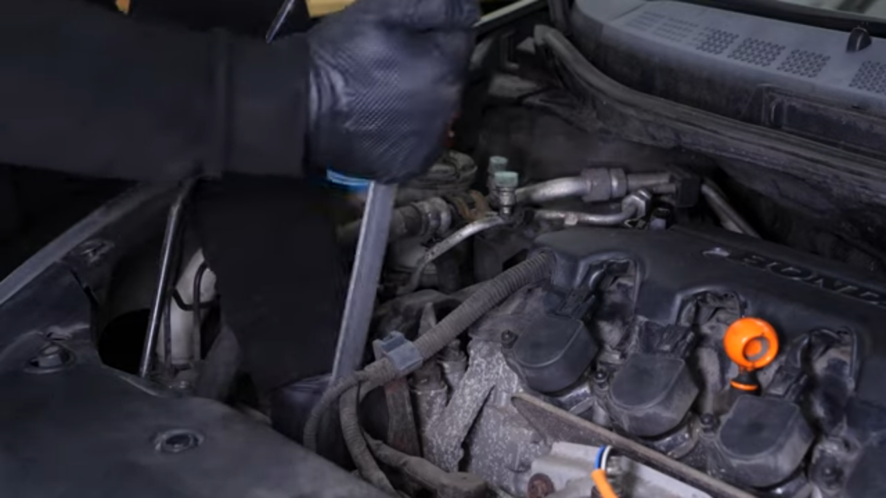 Remove the serpentine belt