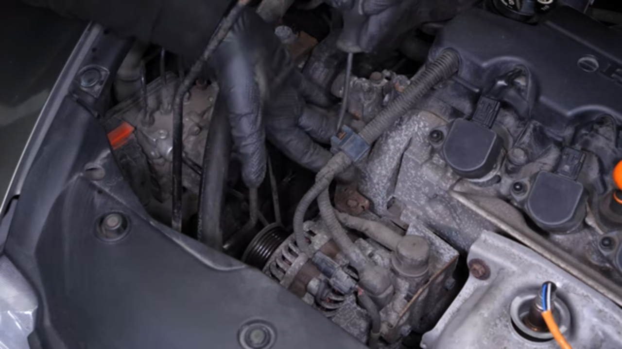 Disconnect the alternator