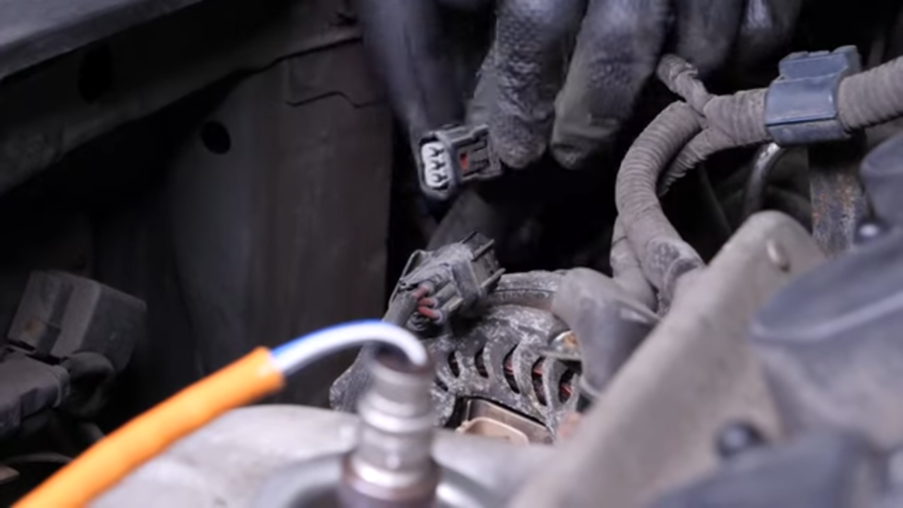 Disconnect the alternator