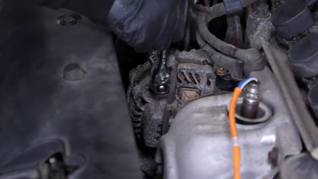 Disconnect the alternator