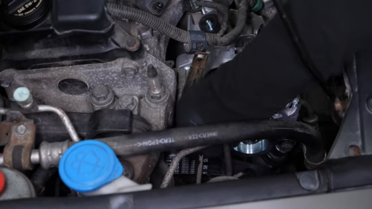 Put the alternator back in place