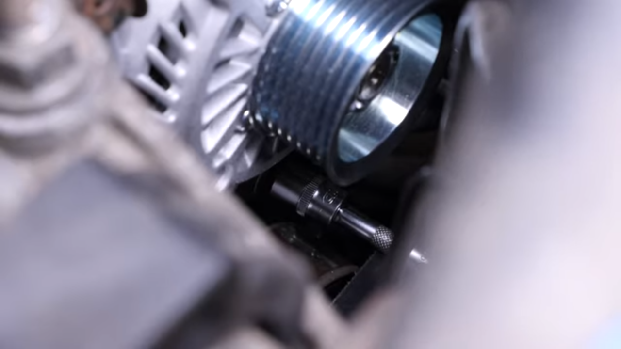 Put the alternator back in place