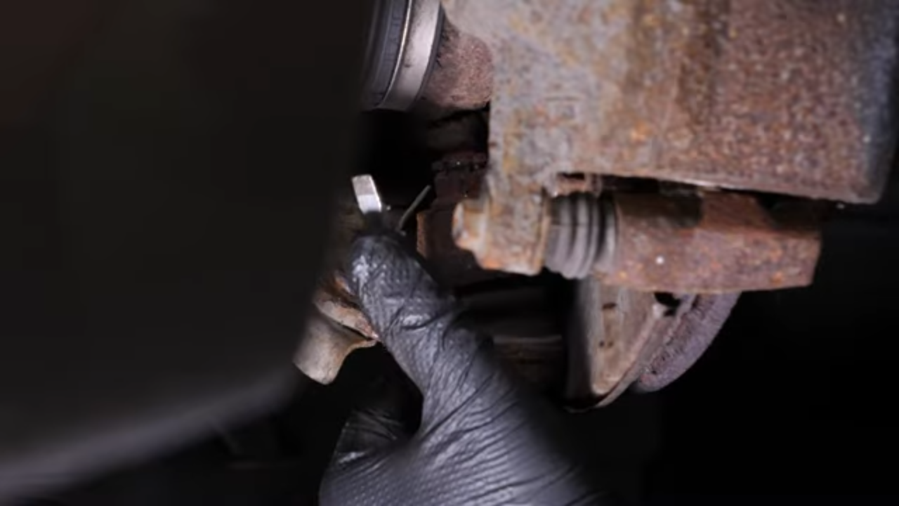 Remove the control arm ball joint