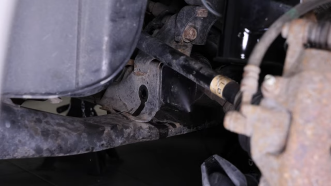 Remove the lower control arm