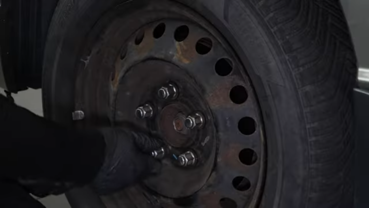 Put the vehicle back on the ground