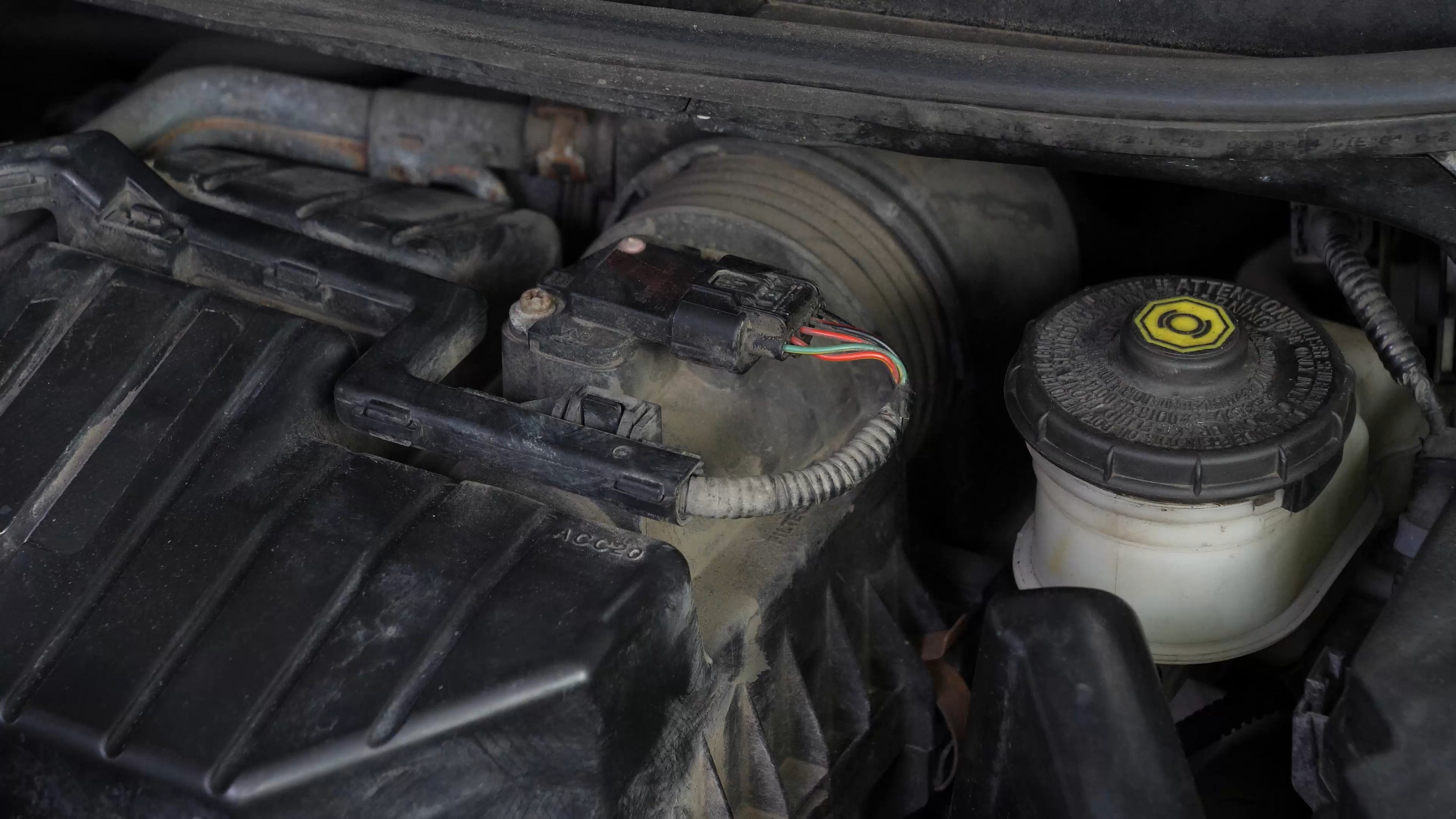 Access the air filter