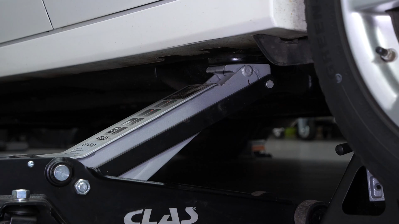 Put the vehicle back on the ground