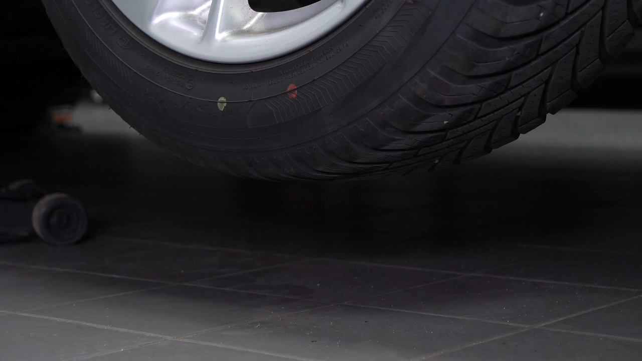 Put the vehicle back on the ground