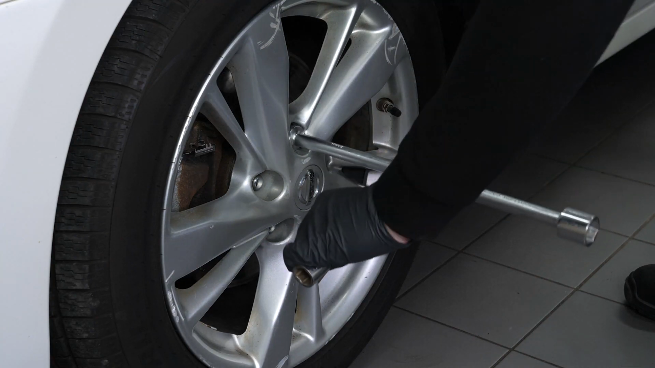 Lift the vehicle