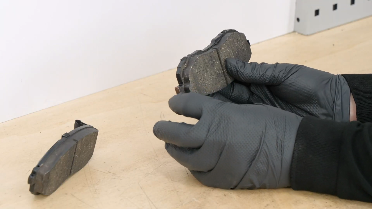 Place the new brake pads