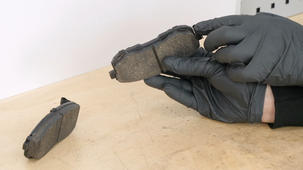 Place the new brake pads