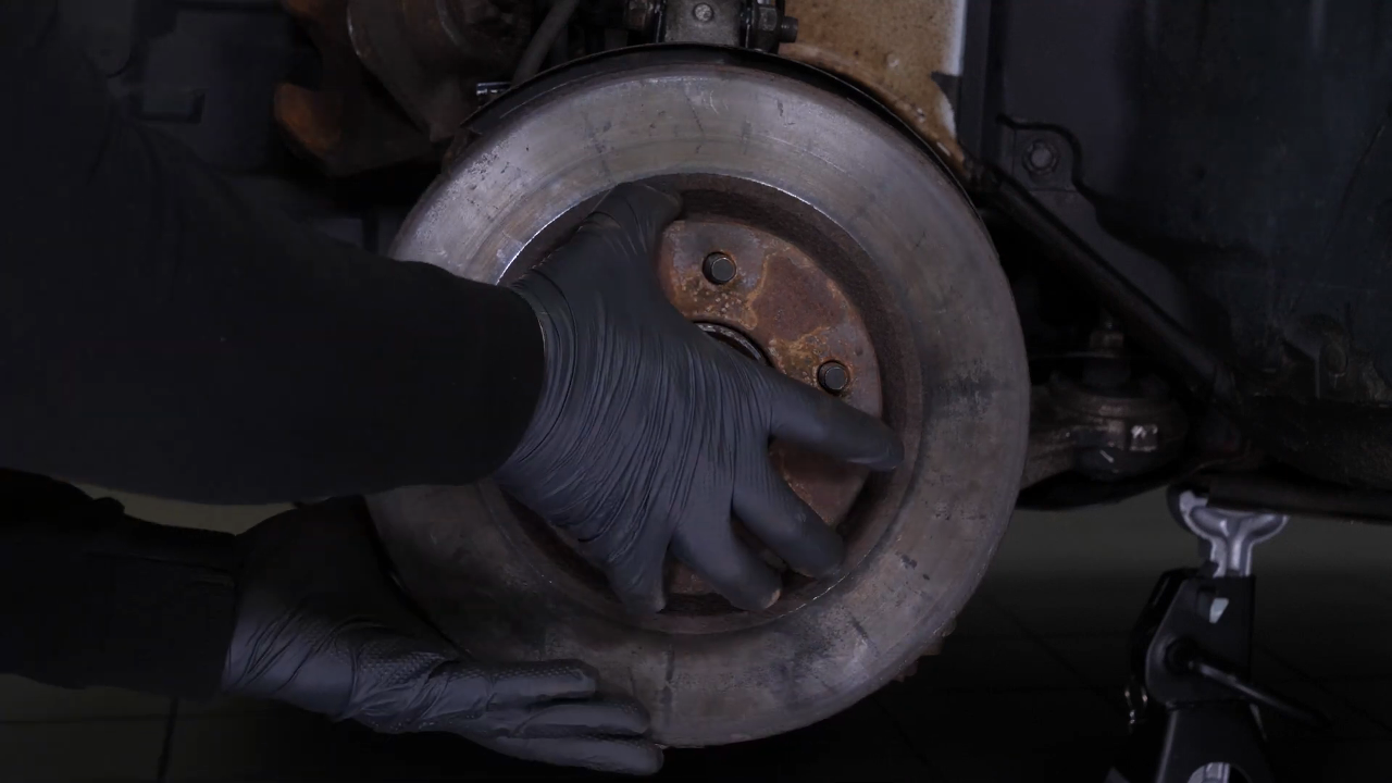 Remove the brake disc