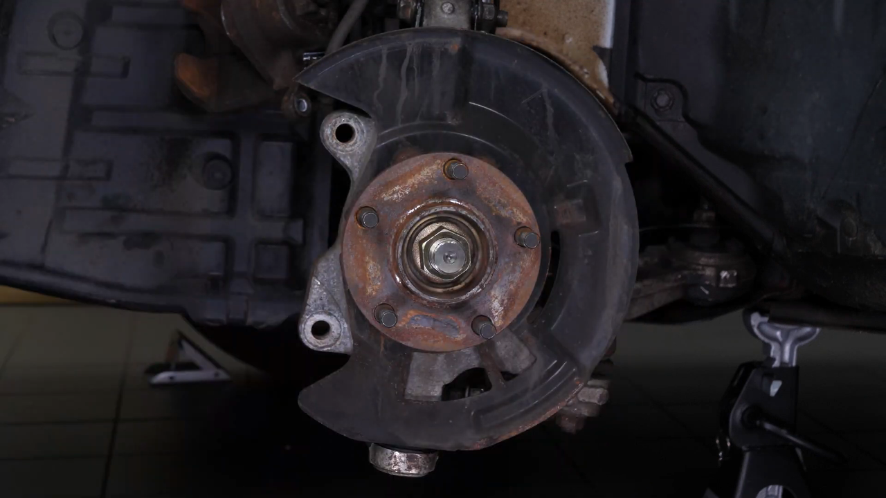 Remove the brake disc