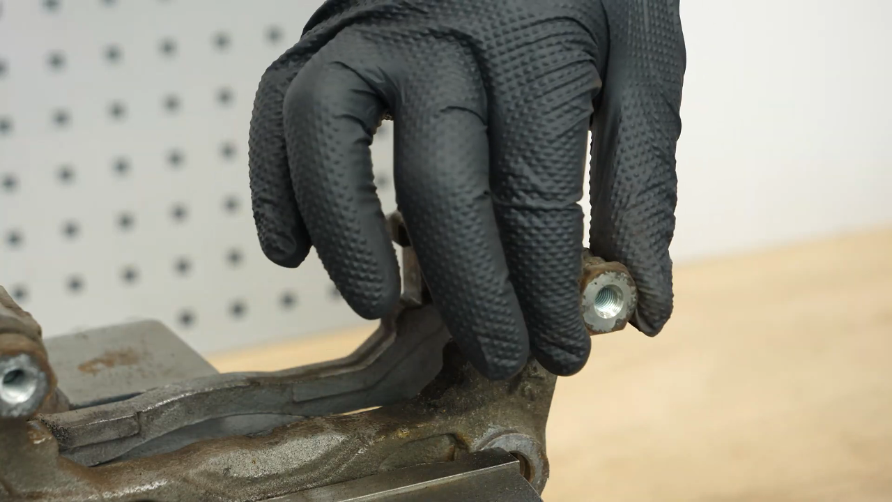 Place the new brake pads