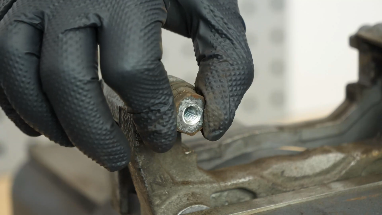 Place the new brake pads