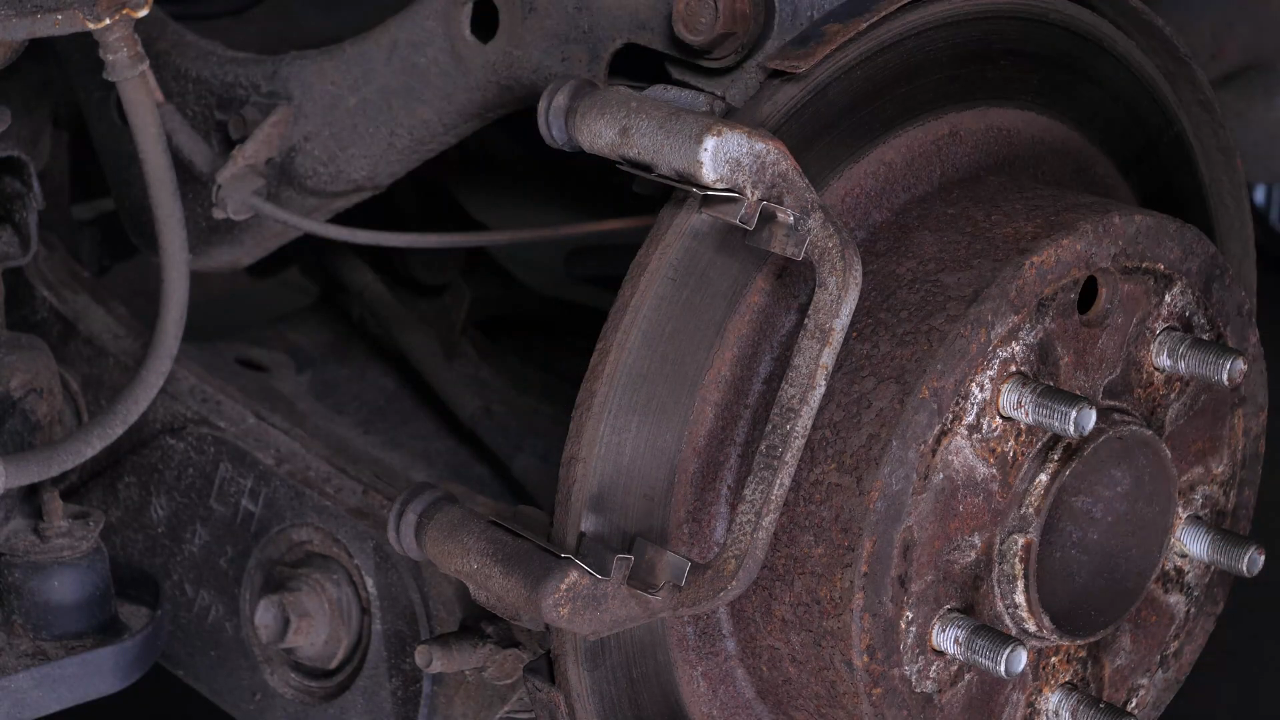 Remove the brake pads