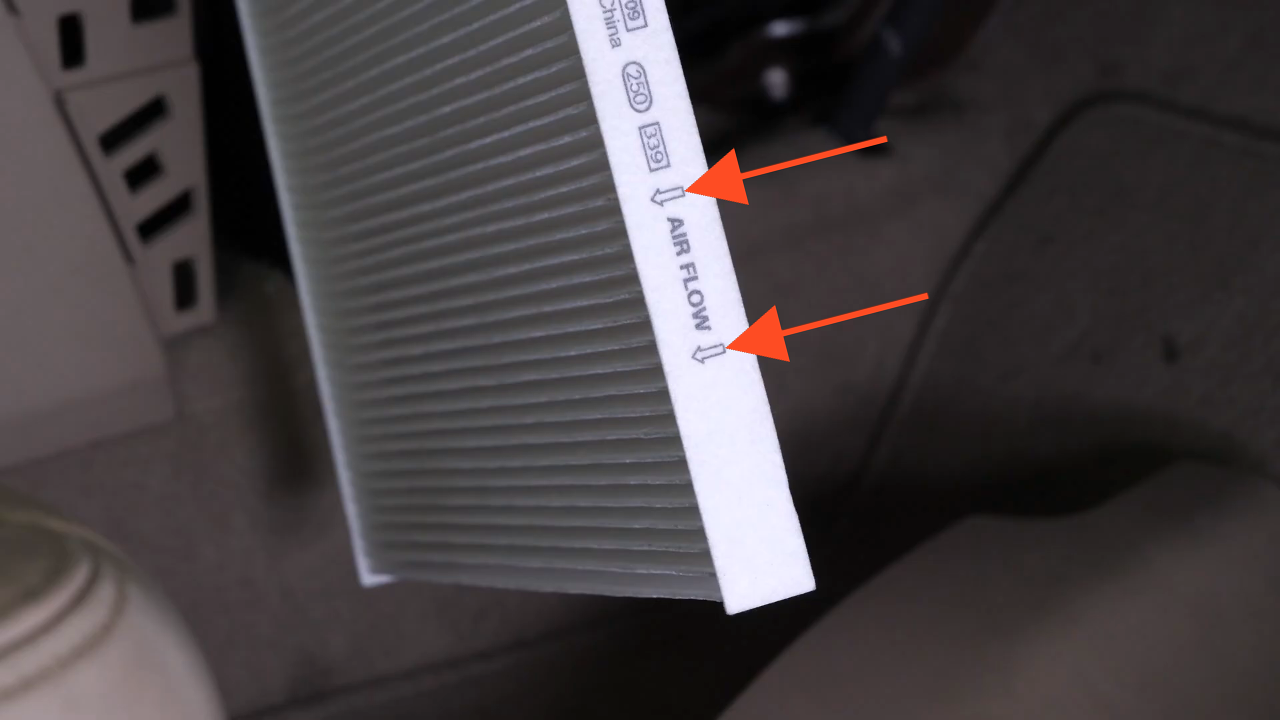 Install the new filter