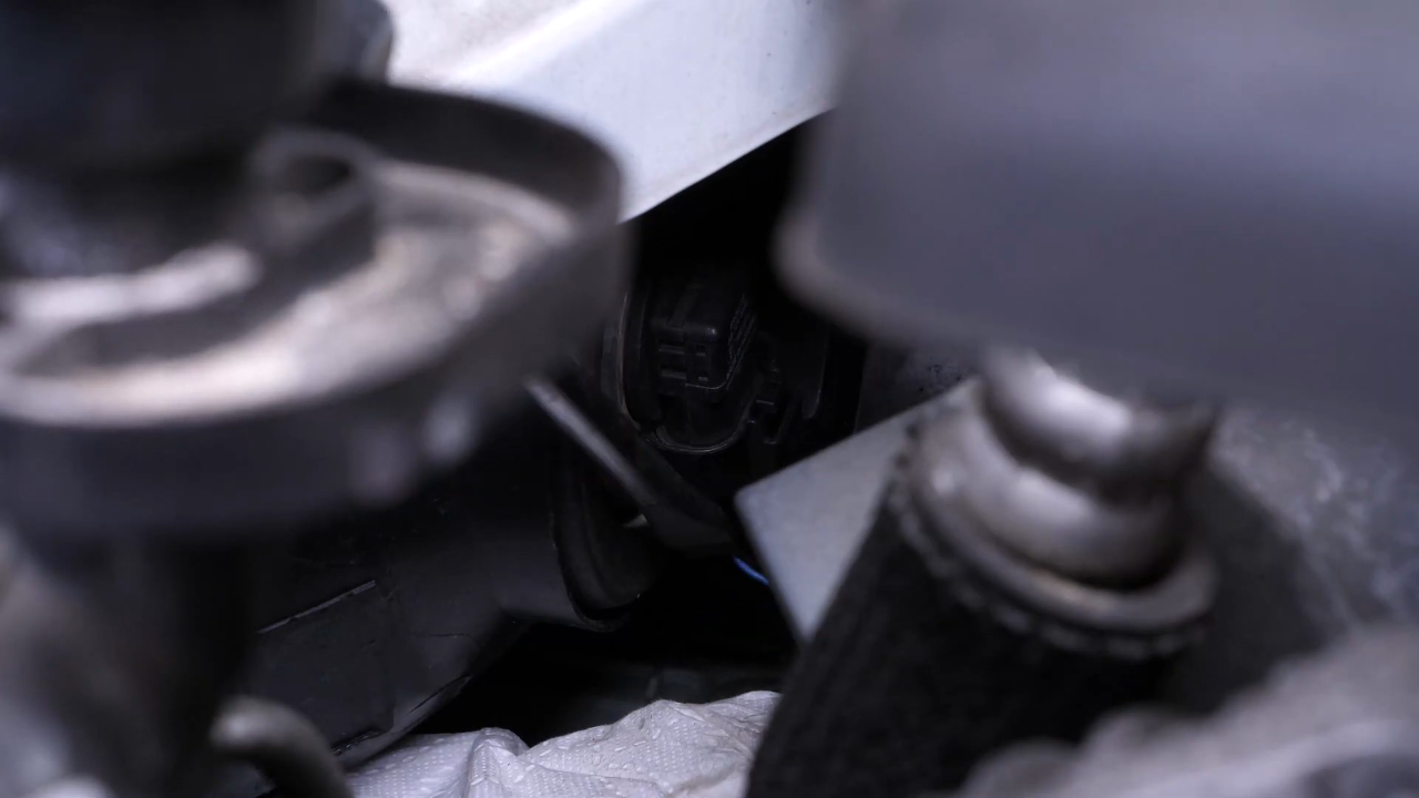 Replace the high beam bulb