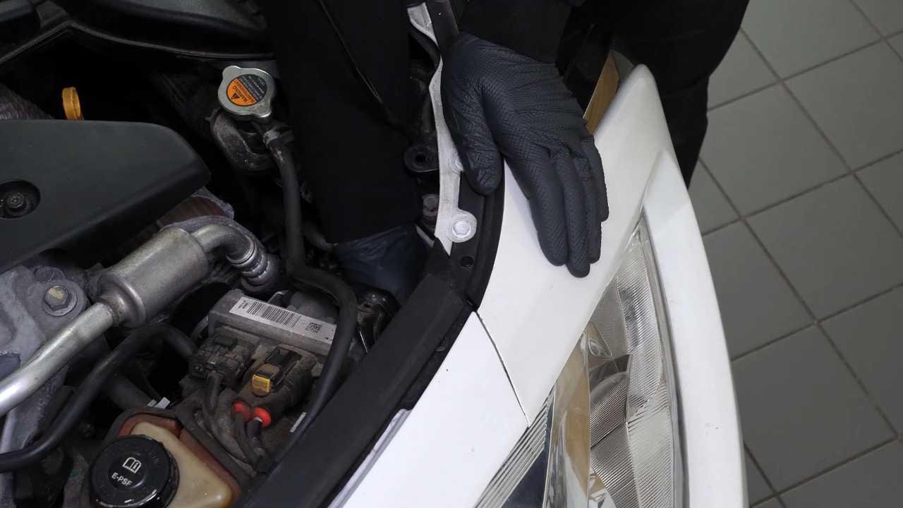 Replace the high beam bulb