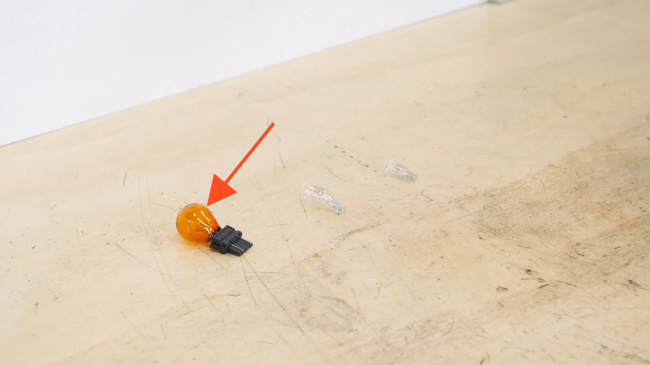 Replace turn signal bulb