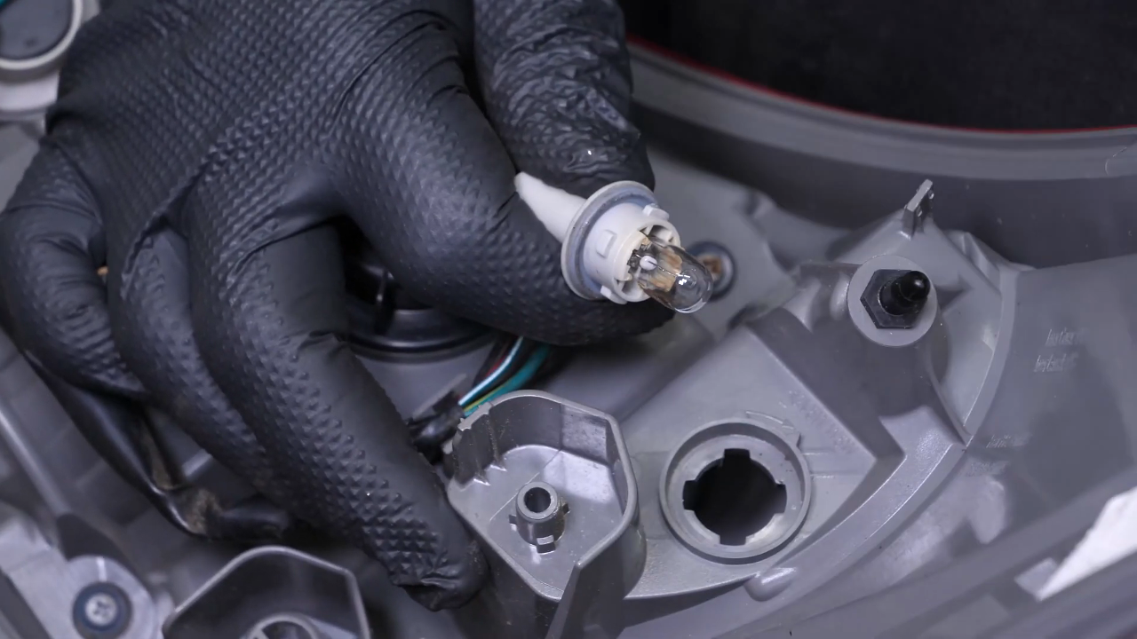 Change the parking light bulb