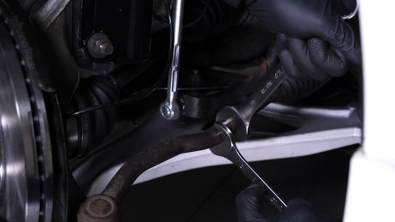Loosen the locknut
