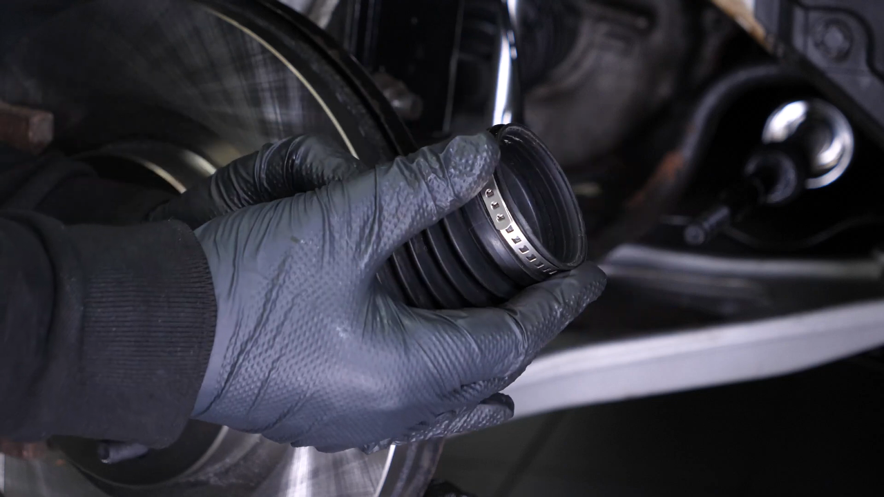 Install the protective sleeve