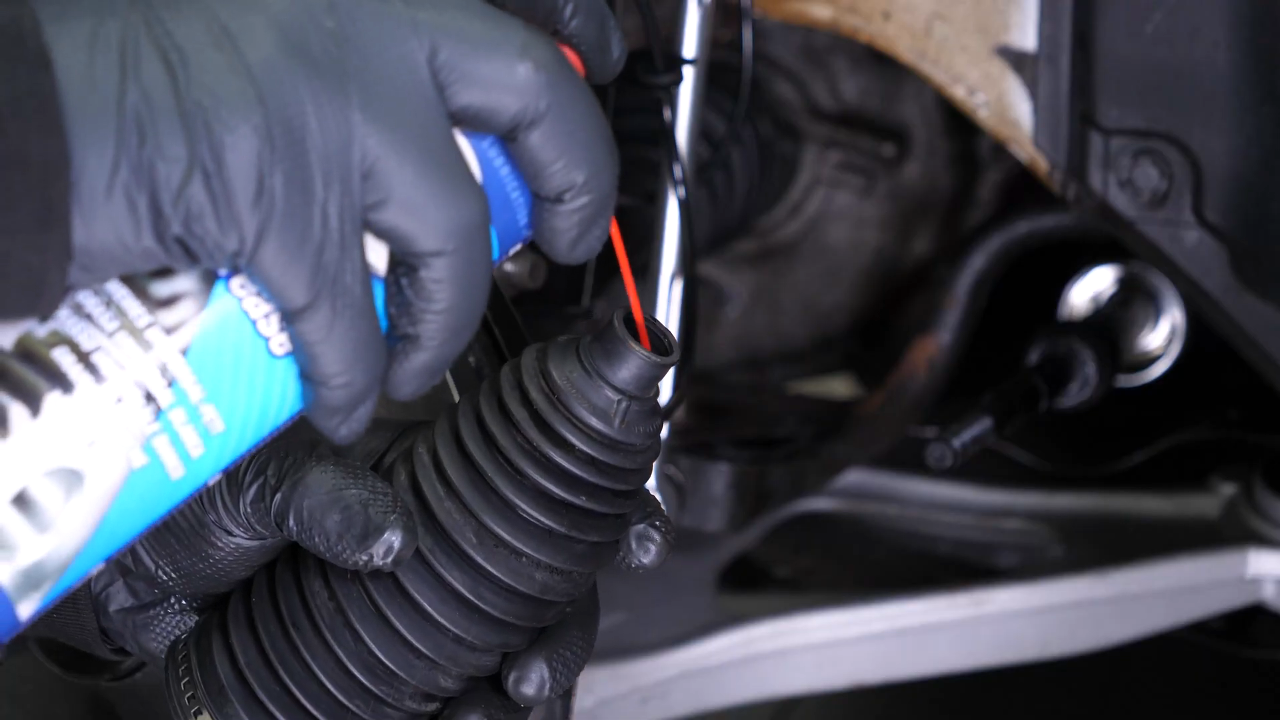 Install the protective sleeve