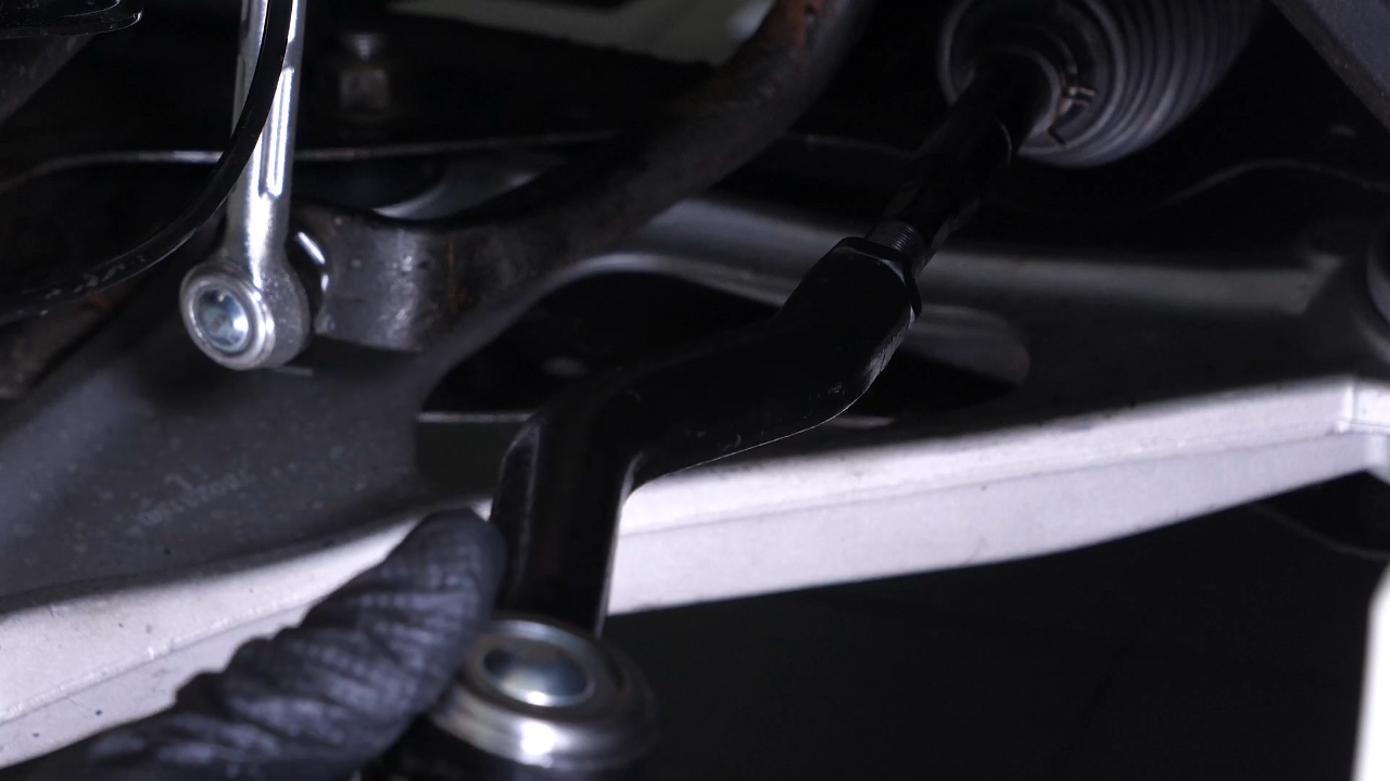 Install the new outer tie rod