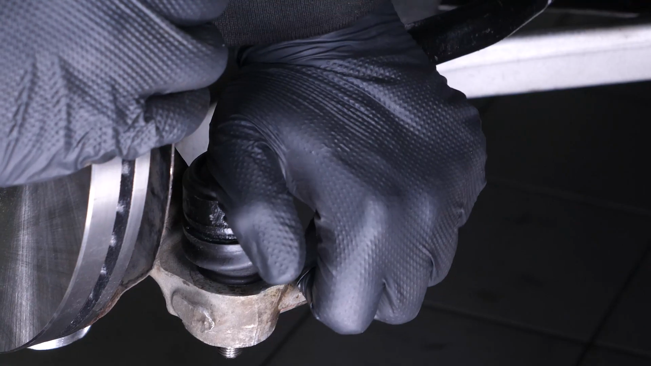 Install the new outer tie rod