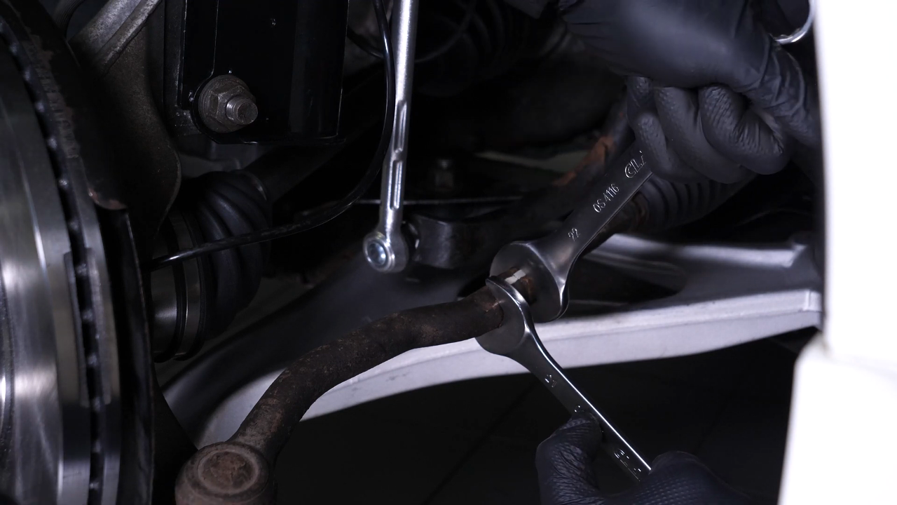 Loosen the locknut