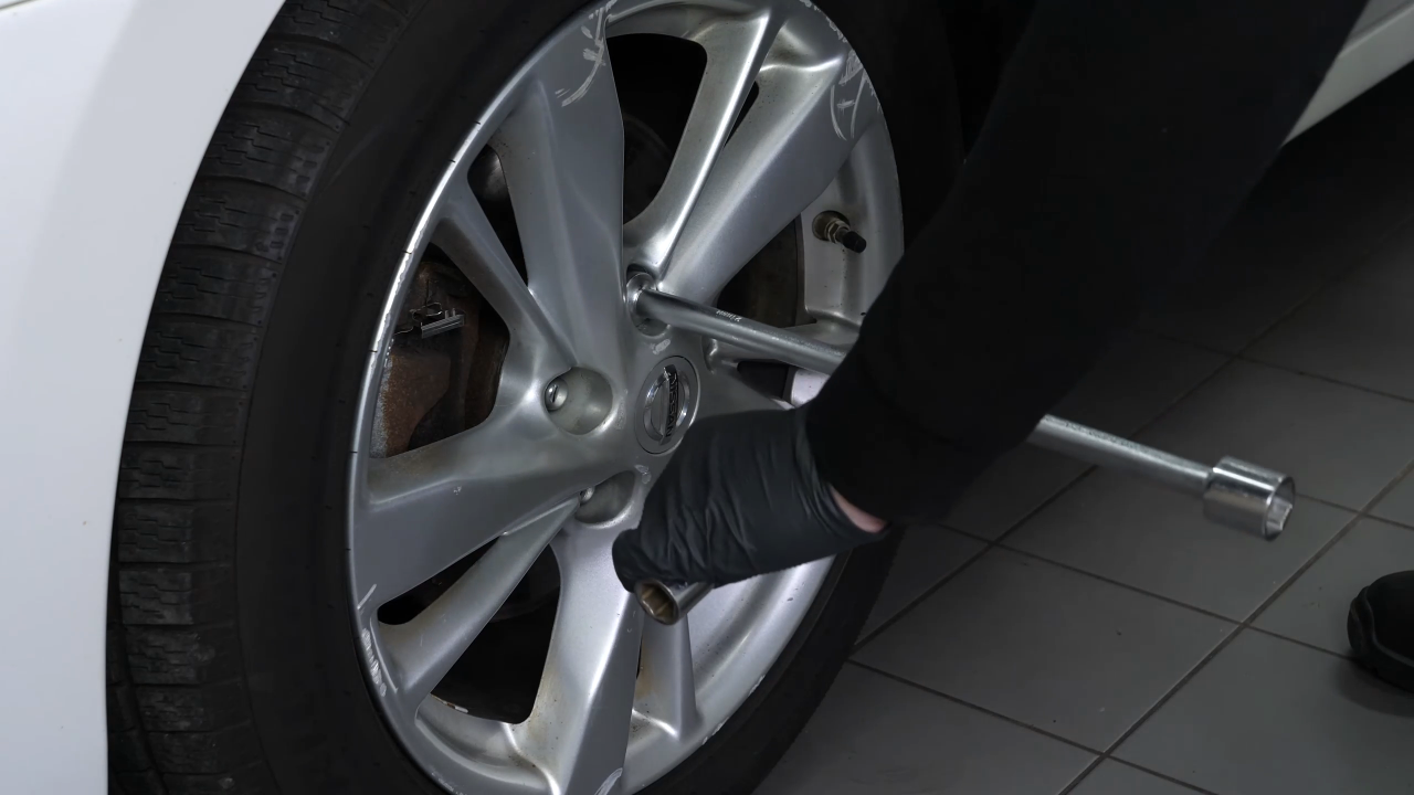 Lift the vehicle