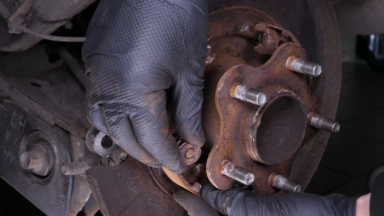 remove the forward brake shoes