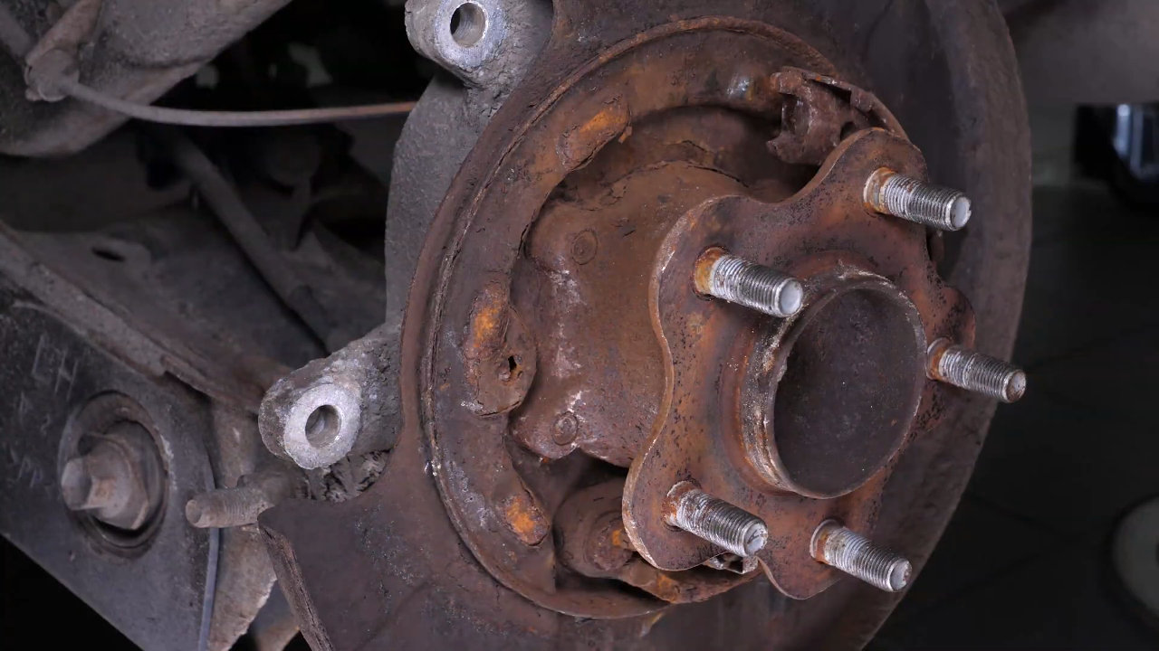 remove the forward brake shoes