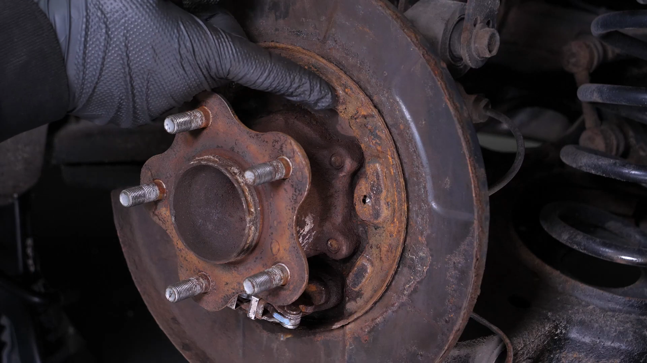 Clean the backing plate